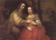 REMBRANDT Harmenszoon van Rijn Portrait of Two Figures from the Old Testament oil painting reproduction